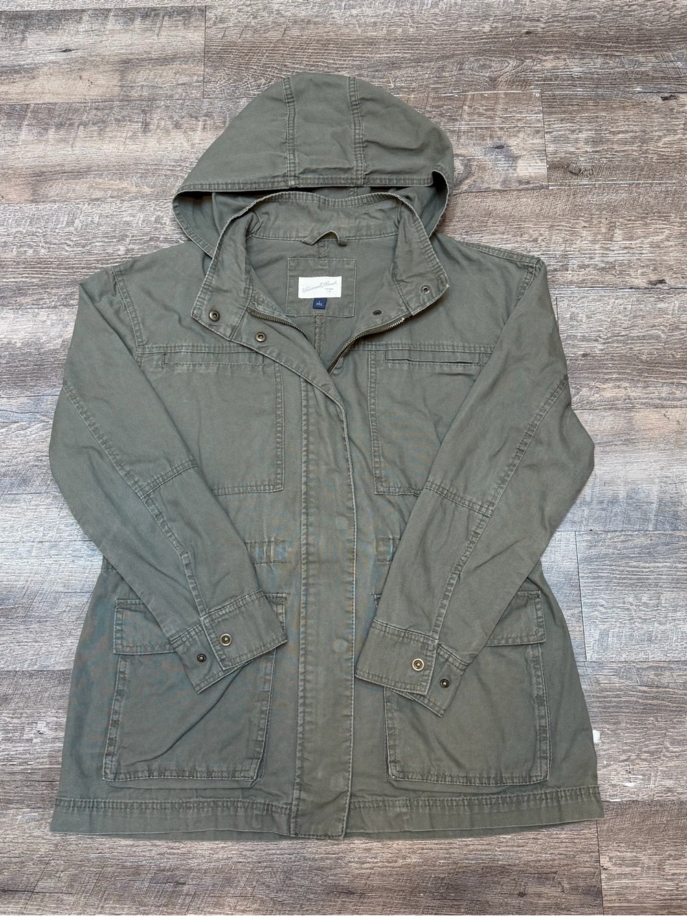 Universal Thread Olive Green Hooded Utility Jacket Women’s large